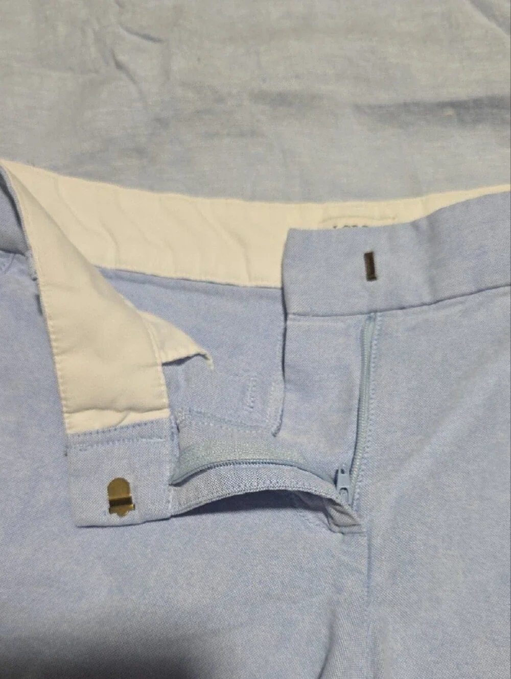 J. Crew Pale Blue Cotton Shorts
